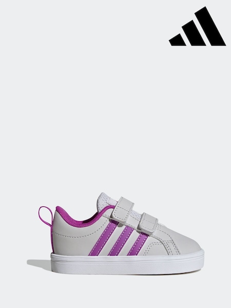 adidas Grey/Purple VS Pace 2.0 Trainers (E44708) | £25