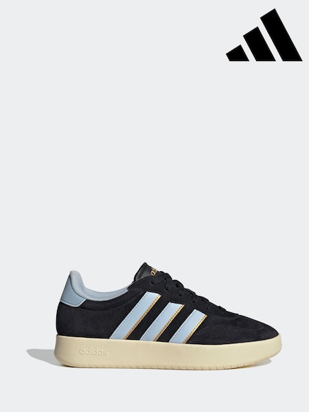 adidas Black Dark Barreda Animal Print Trainers (E44731) | £55