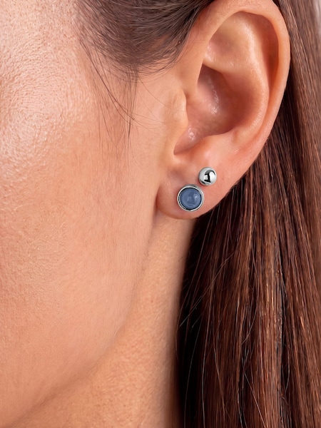Silver - Radley Plated Moonlight Twinpack Earrings