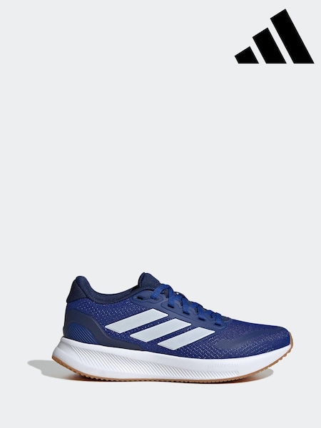 adidas Dark Blue Junior Runfalcon Trainers (E44836) | £33