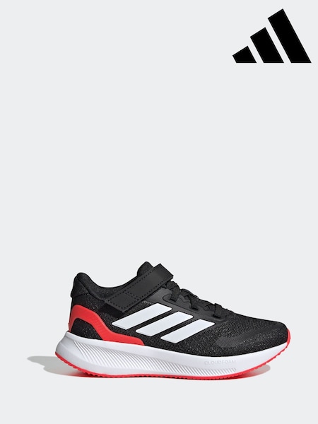 adidas Charcoal Black Kids Runfalcon 5 Trainers (E44842) | £30