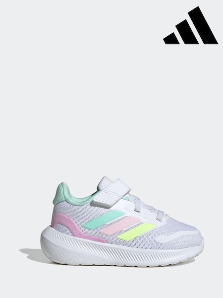 adidas Off White Kids Runfalcon 5 Trainers (E44860) | £25