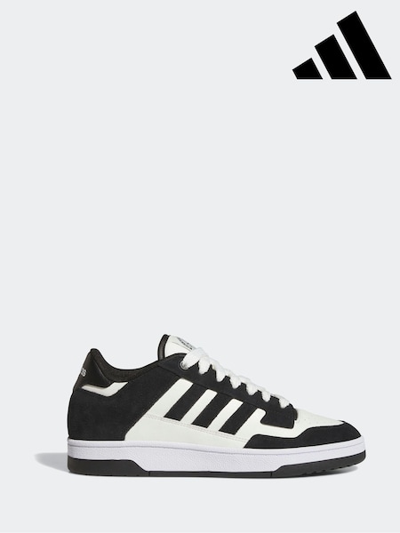 adidas Black Rapid Court Low Trainers (E44861) | £50