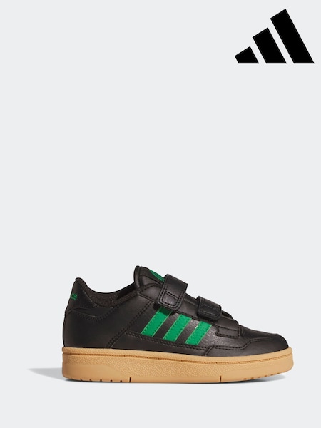 adidas Black Rapid Court Trainers (E44970) | £28