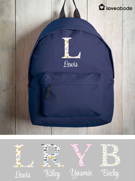 Personalised "Pictographic Design" Rucksack (E45264) | £20