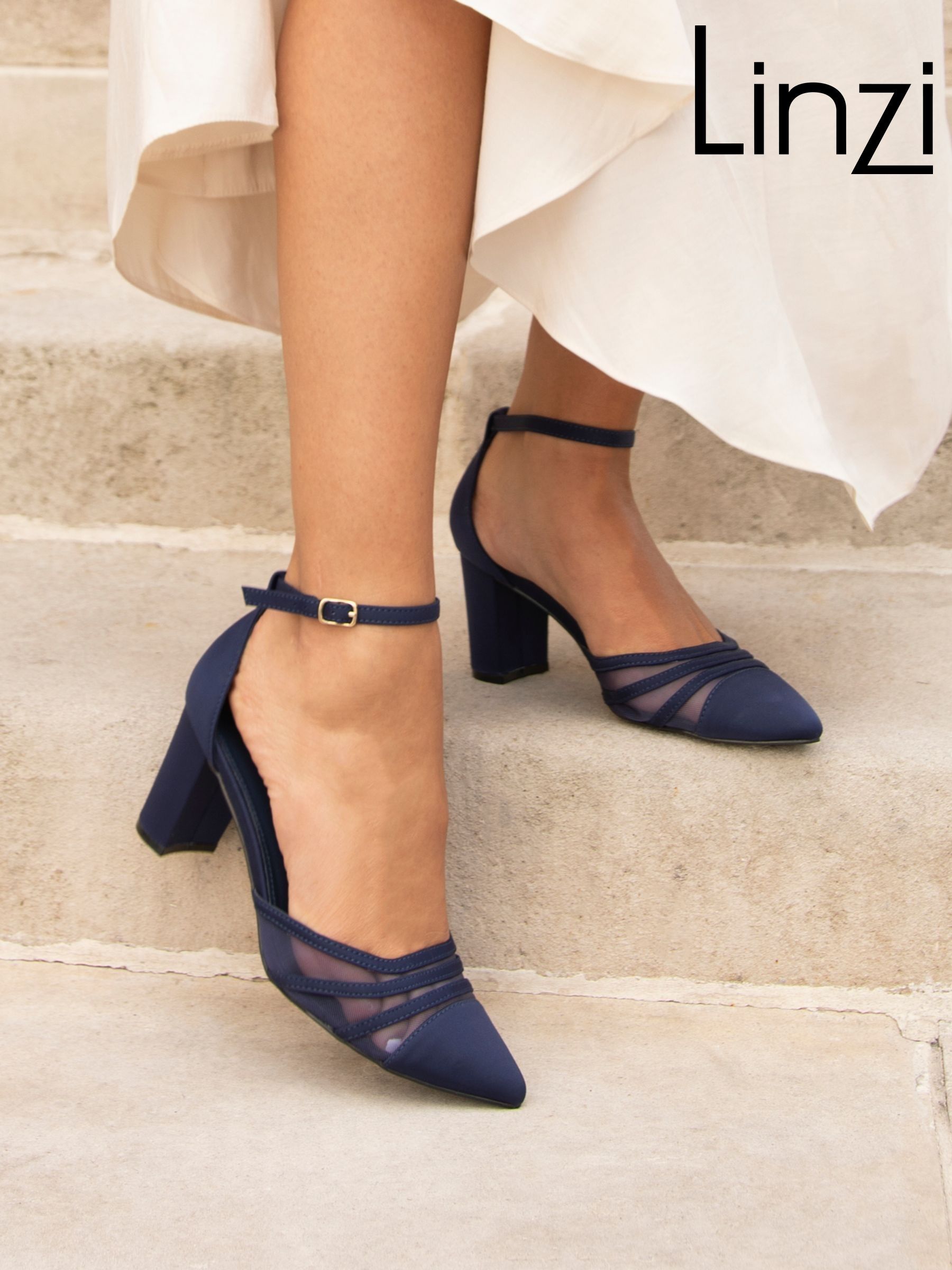 Ladies navy shoes discount