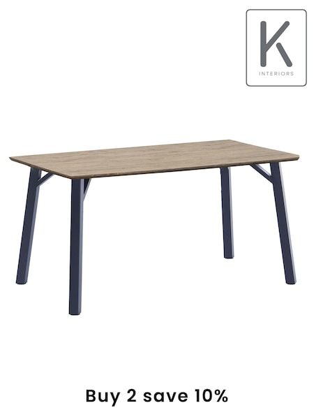 K Interiors Brown Atlantis Dining 8 Seater Table (E45645) | £330