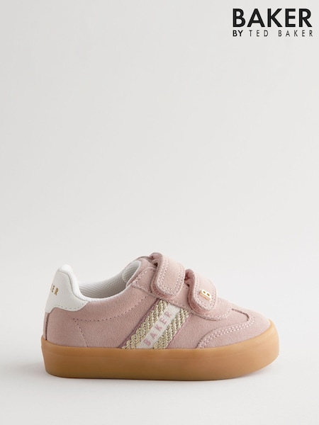 Baker by Ted Baker Girls Low Top Trainers with Gum Sole (E45761) | £38