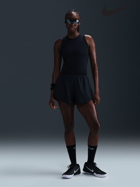 Nike Black Dri-FIT Court Ace Advantage Tennis Shorts (E45792) | £65
