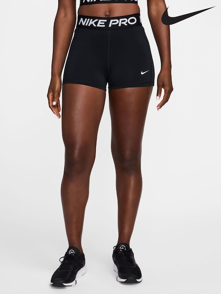 Nike Black Pro Leak Protection Period DriFIT MidRise 3 Cycling Shorts (E45814) | £38