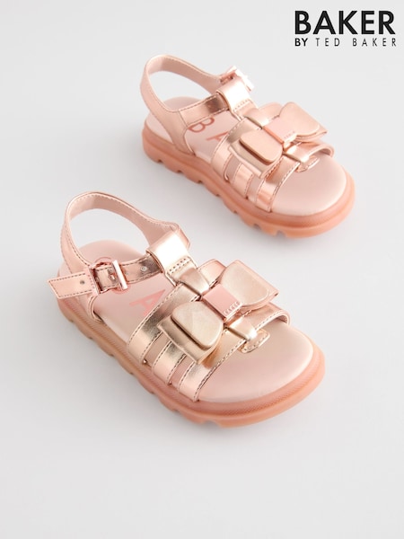 Baker by Ted Baker Girls Fisherman Bow Sandals (E45827) | £32