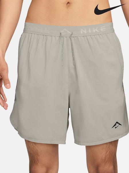 Nike College Grey Dri-FIT Trail 6 inch Running Shorts (E46069) | £55