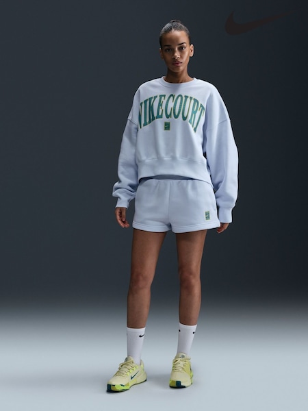 Nike Blue Court Heritage Tennis Sweatshirt (E46092) | £75