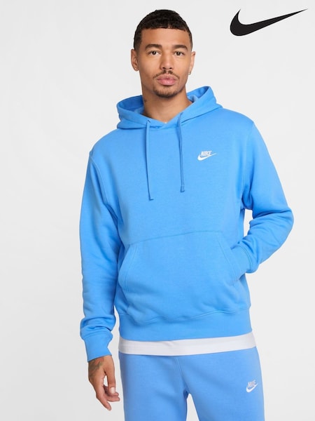 Nike University Blue Club Pullover Hoodie (E46153) | £60