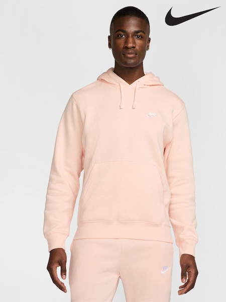 Nike Pink Club Pullover Hoodie (E46171) | £60