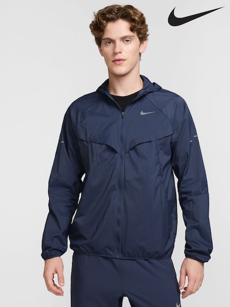 Nike Thunder Blue Dri-FIT Stride Woven Running Jacket (E46202) | £100