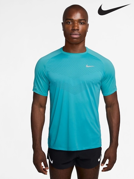 Nike Cactus Blue Dri-FIT Stride Running T-Shirt (E46215) | £40