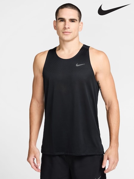 Nike Black Stride Dri-FIT ADV Running Vest Top (E46225) | £38