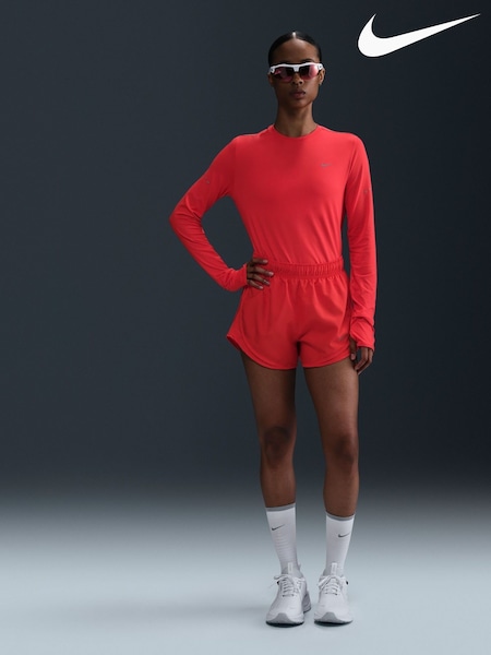 Nike Crimson Swift Dri-FIT UV Long Sleeve Crew Neck Running Top (E46231) | £55