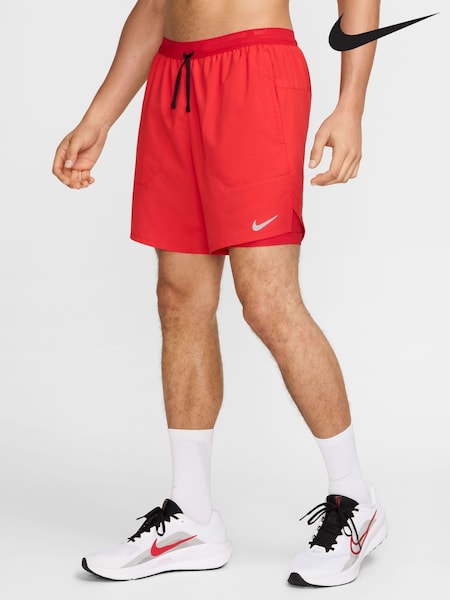Nike University Red Dri-FIT Stride 7 Inch 2-In-1 Running Shorts (E46376) | £55