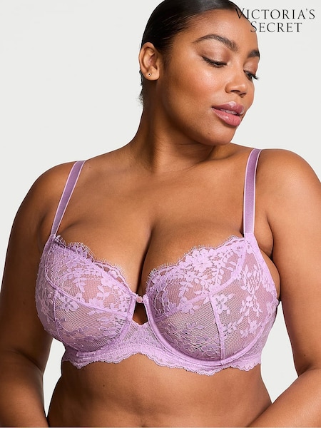 Victoria's Secret Lilac Purple Full Cup Support Lace Bra (E46536) | £49