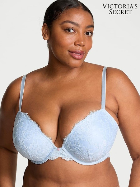 Victoria's Secret Light Blue Push Up Bra (E46539) | £49