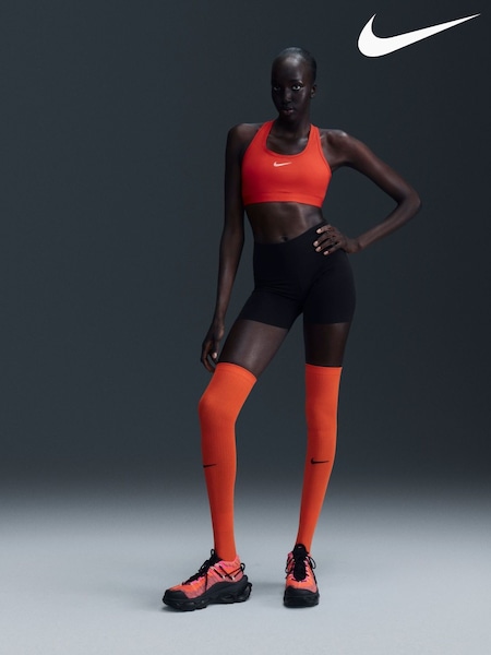 Nike University Red Medium Swoosh Support Padded Sports Bra (E46662) | £40
