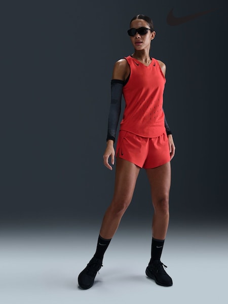 Nike Crimson Red AeroSwift Dri-FIT ADV Running Singlet Vest (E46702) | £75