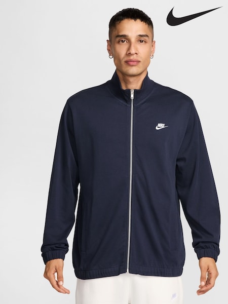 Nike Obsidian Club Knit 100% Cotton Grey Jacket (E46751) | £55