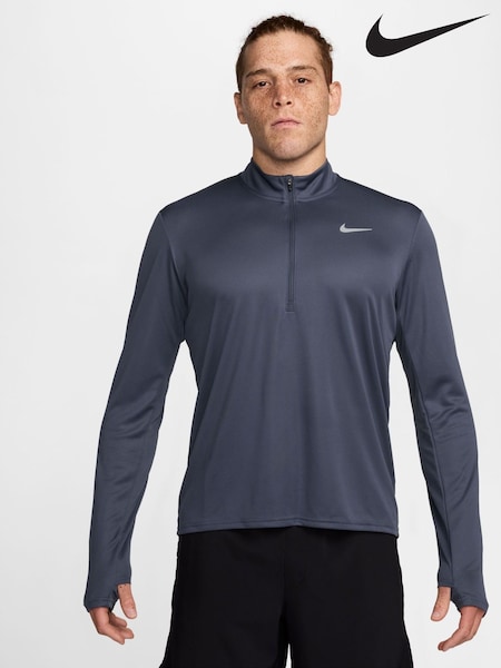 Nike Thunder Blue Dri-FIT Pacer Quarter Zip Running Top (E46799) | £45