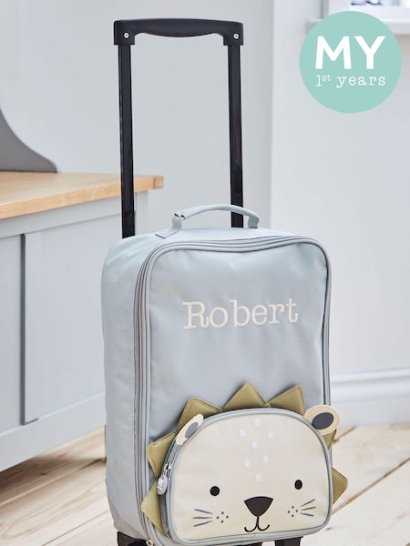 My 1st Years Personalised Grey Lion Design Suitcase (E47179) | £60