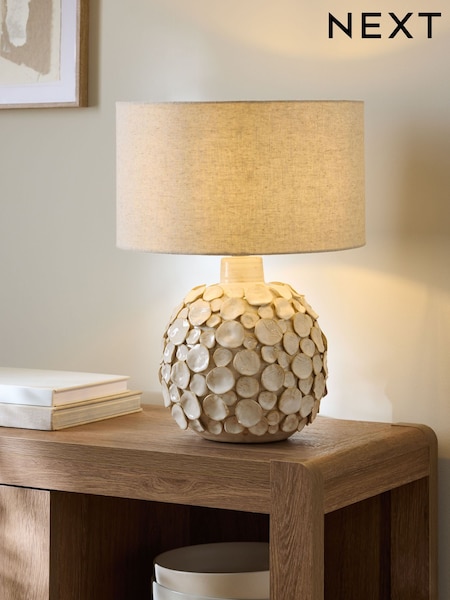 White Aegean Large Table Lamp (E47256) | £99