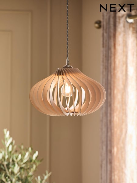 Natural Anders Twist Easy Fit Shade (E47259) | £65