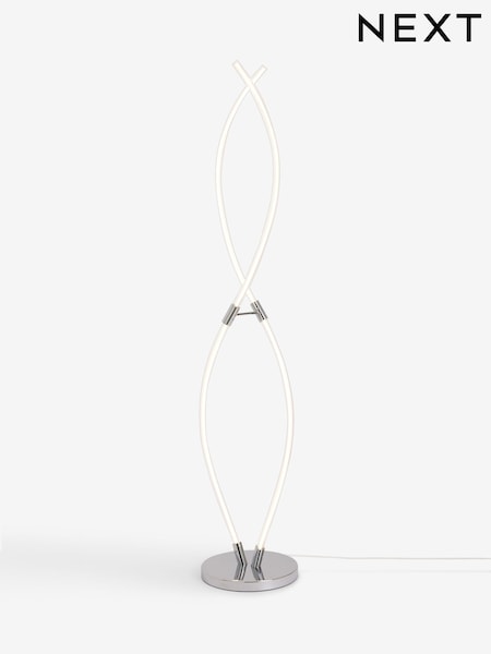 Chrome Mika LED Floor Lamp (E47262) | £140