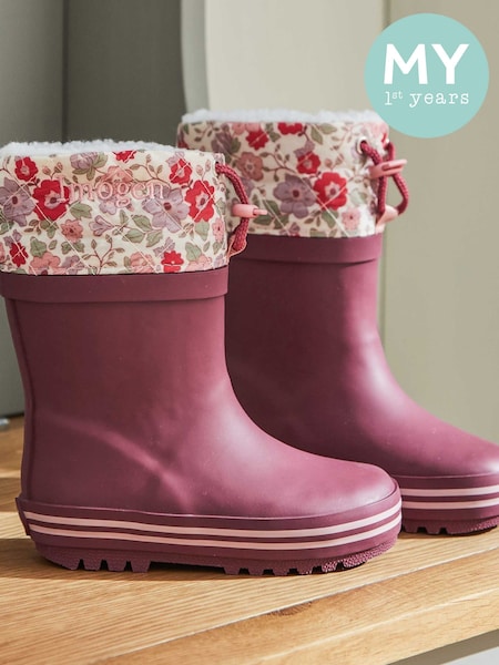 My 1st Years Personalised Floral Welly Boots (E47528) | £32