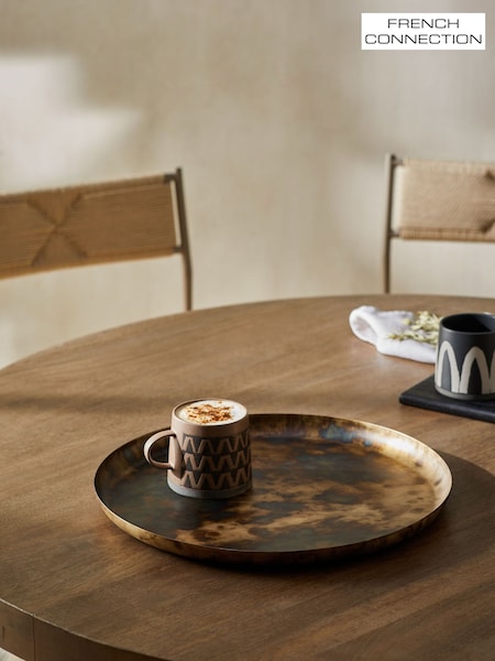 French Connection Bronze Patina Metal Patina Tray (E47587) | £28