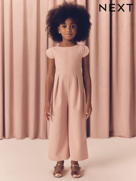 Pink Occasion Jumpsuit (3-16yrs) (E47973) | £30 - £36