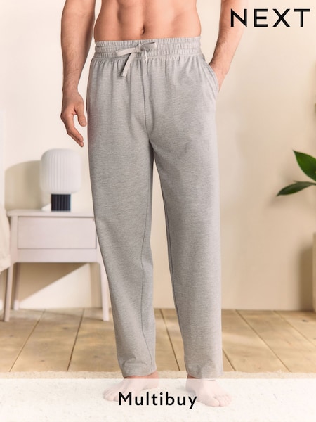 Grey Marl Open Slim Lightweight Joggers (E48056) | £18