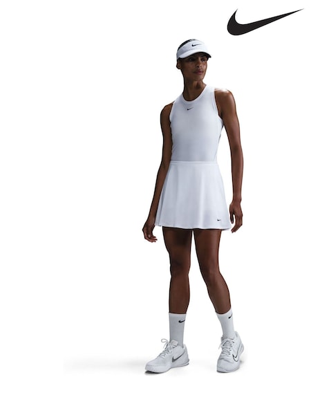 Nike White Victory Dri-FIT Mid-Rise Flouncy Skirt (E48200) | £50