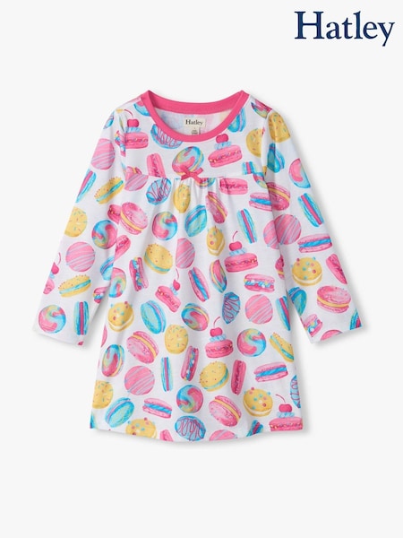 White - Hatley Macarons Nightdress