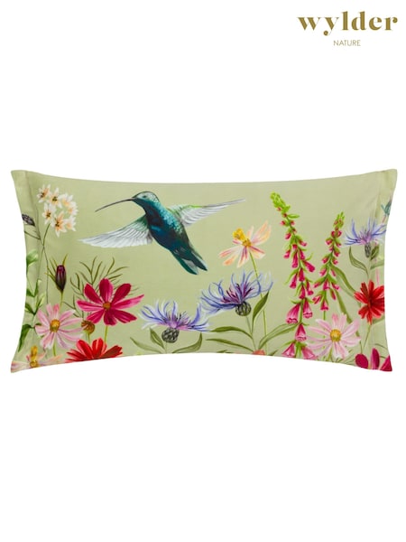 Wylder Multicolour Nectar Garden Hummingbird Floral Cushion (E48672) | £20