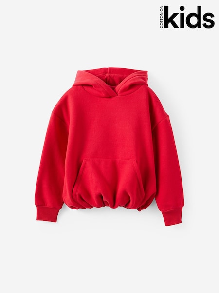 Red - Cotton On Sienna Bubble Hem Oversized Hoodie