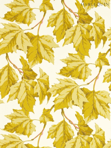 Harlequin Citrine Dappled Leaf 10.05M Wallpaper (E48903) | £102