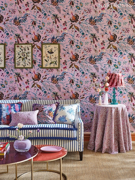 Harlequin Amethyst Wonderland Floral 10.05M Wallpaper (E48954) | £128