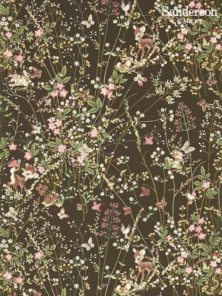Sanderson Chocolate Bambi 10.05M Wallpaper (E48964) | £122