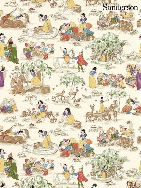 Sanderson Whipped Cream Snow White 10.05M Wallpaper (E48973) | £122