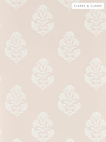Clarke and Clarke Blush Standen 10.05M Wallpaper (E48994) | £40