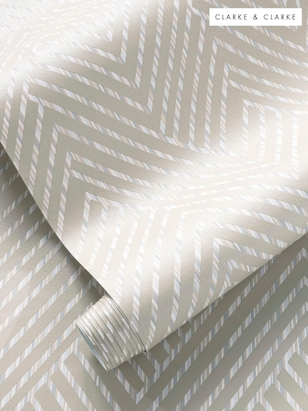 Clarke and Clarke Grassetto Linen 10.05M Wallpaper (E49038) | £56