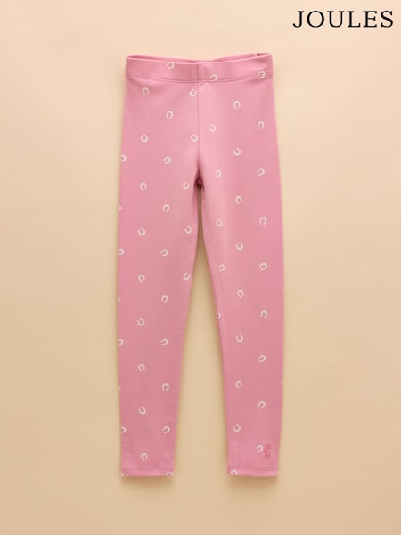 Joules Dee Dee Pink Slim Fit Jersey Leggings (E49462) | £8.95 - £12.95