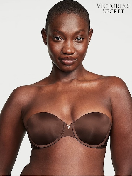 Victoria's Secret Ganache Nude Strapless Push Up Strapless Bra (E49526) | £45